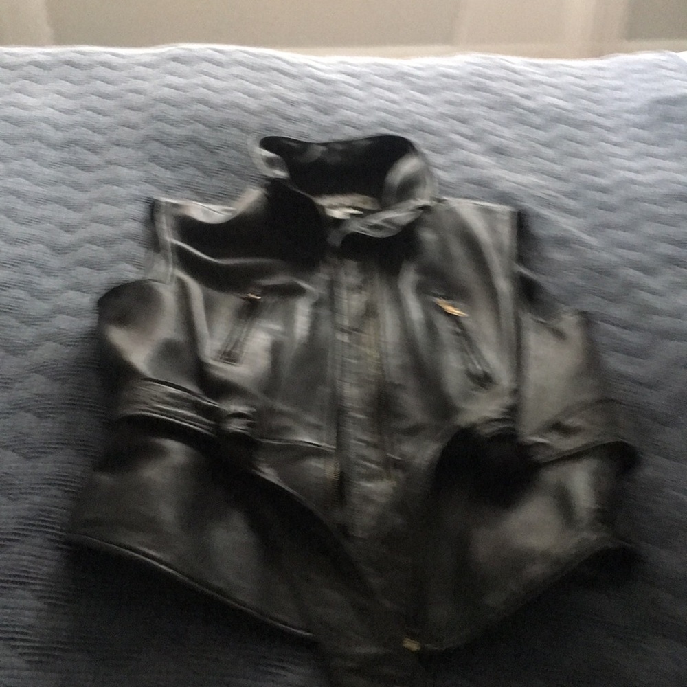 Genuine soft leather vest jacket